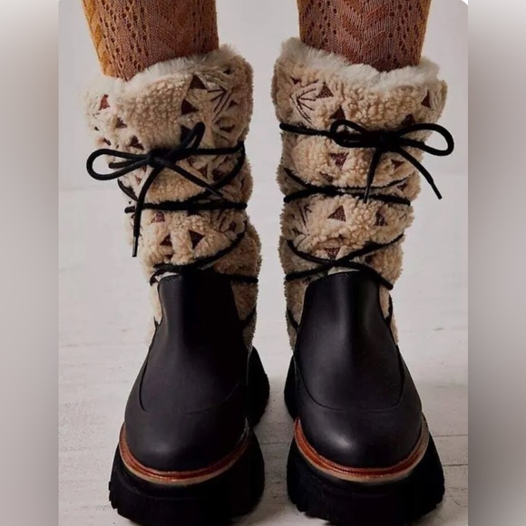 Free People Montrose mid boots size 8.5 - Picture 4 of 11